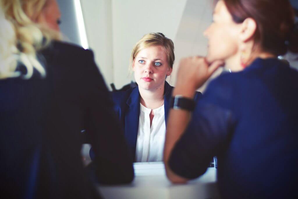 woman listening