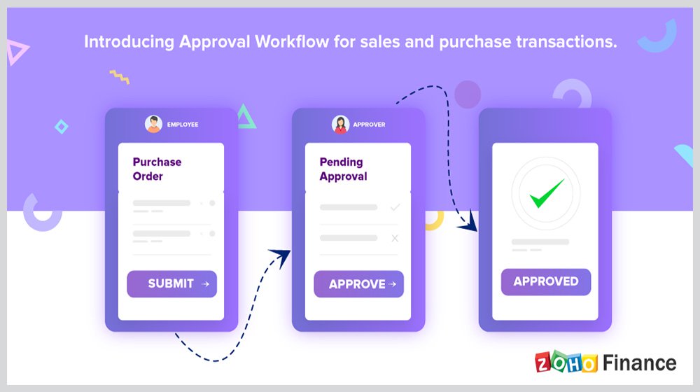 Zoho Transactions Approval Aims to Reduce Mistakes in Purchase Orders